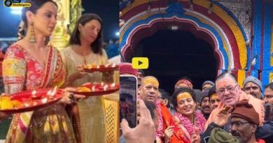 कंगना रनौत ने मंदिर में जाकर भगवान शिव की पूजा अर्चना भी की